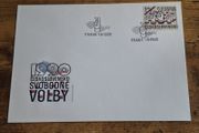 Czechoslovakia First Day Cover FDC 1990 "Free Elections 1990" - free standard postage