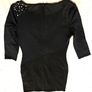 LIPSY London Sexy Black Dress with Sheer Back and Plunging Neckline Image 2