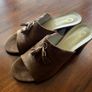 NEW OGETTI Italian tasselled suede slides Size 40 - 6.5 Image 4