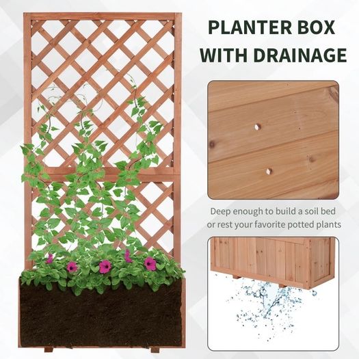 Decorative Wooden Gardening Planter Display (FREE SHIPPING)