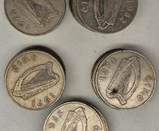 Ireland Large 10p 10 Pence Coin Lots 1971 1985 1973 1982 1974