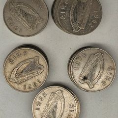 Ireland Large 10p 10 Pence Coin Lots 1971 1985 1973 1982 1974