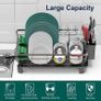 Brand New Kitchen Drainer Rack with Drain, Durable Dish Drainer with Utensil Holder & Knife Slots. Image 2