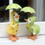 Dilly and Dally Garden Ducks, garden ornaments, Pair of Ducks, 21cm high with detachable umbrellas Image 2