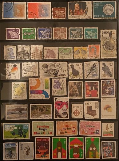 Ireland stamp lot