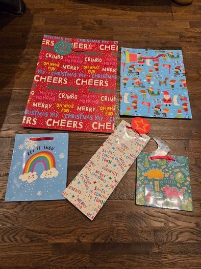 Christmas present bags