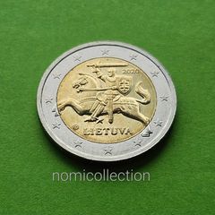 Lithuania 2020 year Uncirculated 2 Euro coin.