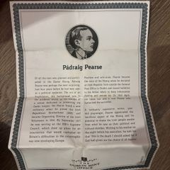 Padraig Pearse Silver commemorative medal