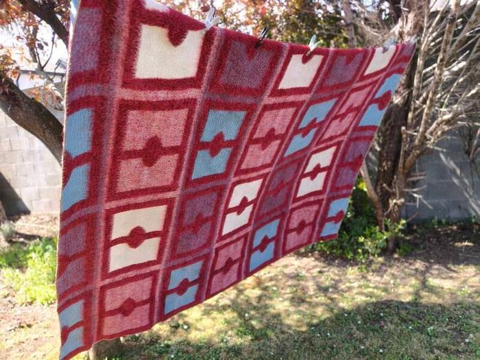 Vintage Dutch Wool Blanket