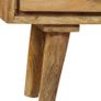 Sideboard Solid Mango Wood 90x30x69 cm Image 3