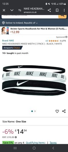 Two Nike Headbands