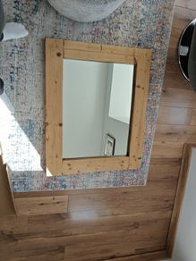 Wooden Wall Mirror