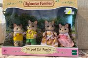 Sylvanian Families Striped Cat Family
