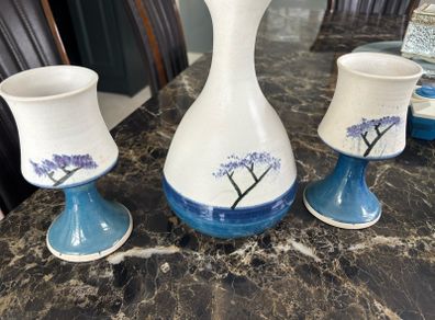 Cool mountain Pottery Set of 5