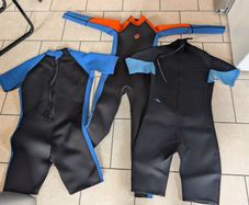 Selection of adult wet suits
