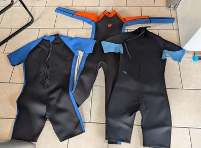Selection of adult wet suits
