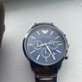 Men's Silver Watch-Blue Dial Image 3