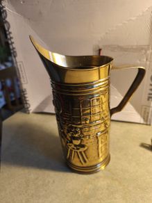Vintage Peerage England Brass Pitcher