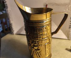 Vintage Peerage England Brass Pitcher
