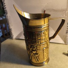 Vintage Peerage England Brass Pitcher