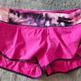 Lululemon Speed Shorts Raspberry Blooming Pixie US 10 Image 3