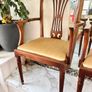 Pair of Vintage Hepplewhite-Style Carver Chairs Image 4