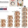 Rotating 360 Hexagonal Children's Bookcase  Tall Floor Standing Corner Book Shelf Storage Rack for Home Living Room Office (4 Tier) Image 2