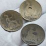 Great Britain Penny Lot Queen Victoria 1876 H 1879 1862 Image 4