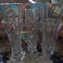 Three Cut Glass Bud Vases Image 2