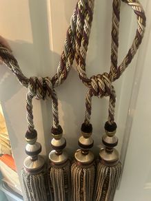 Pair of high quality tassel curtain tie backs