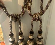 Pair of high quality tassel curtain tie backs