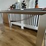 a black glass hall/ living room  table Image 3