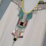 FRENCH CONNECTION white beaded mini dress Sz 12 UK (Fit 10-12UK) Image 10