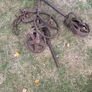 Selection of iron wheels and cogs Image 4