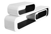 BRAND NEW Decorative Floating Shelves Set of 3 Large, Medium and Small Screws and Anchors for Bedroom, Living Room and more