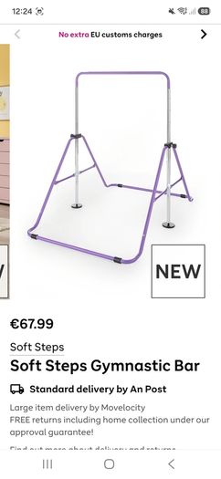 pink gymnastic Bars