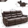Relax in Style Premium Reclining Sofa FREE DELIVER Image 5