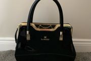 Lamsed Black Patent Handbag