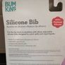 Silicone Bib - Grey Hearts Image 4