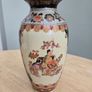 Pair Of Vintage Hand Painted Satsuma Vases Image 3