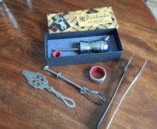 selection vintage mid century bar ware