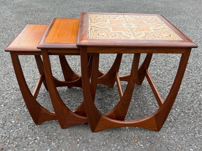 Vintage G-Plan Astro teak and nest  of Tables  c1970