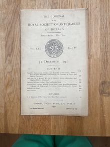 History Archaeology Irish Ireland Research Journal