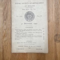 History Archaeology Irish Ireland Research Journal