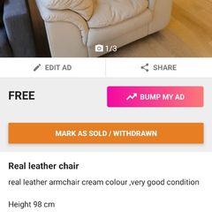 leather armchair
