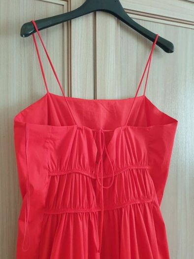 Cos Red Dress Size Uk 14