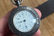 Waterbury Watch Company Coin Silver Pocket Watch