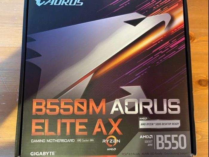 New B550m AORUS Elite Ax Wi-Fi Motherboard