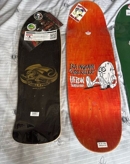 Pro skateboards and new parts
