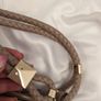 Michael Kors Lexington Large Shoulder Bag in Taupe Image 5